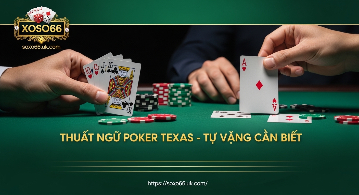 Game bài Xoso66 – Poker Texas: Thuật ngữ
